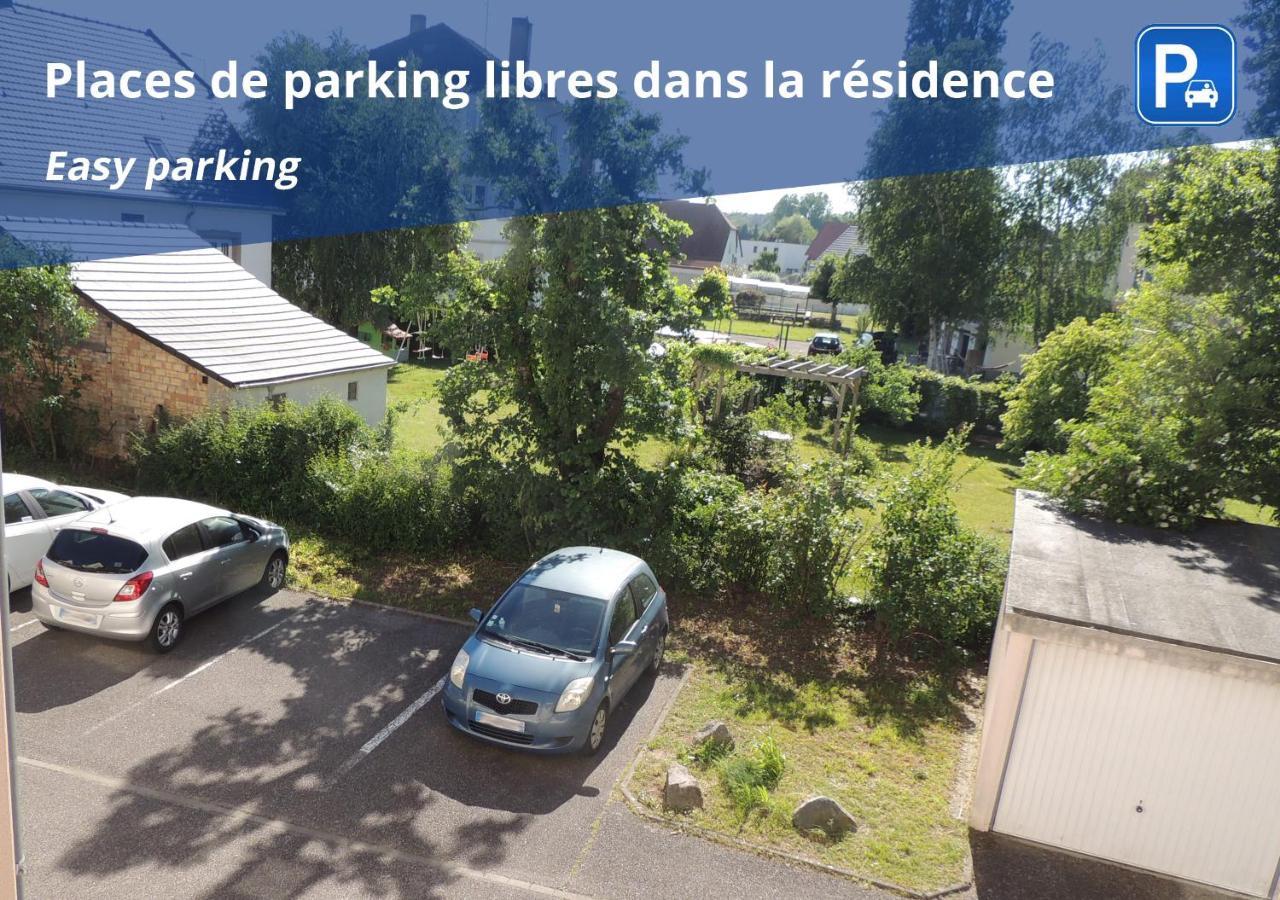 Appart'Azur Haguenau - Proche Gare Au Calme - Wifi - Lit Confort - Parking Facile Et Gratuit Luaran gambar